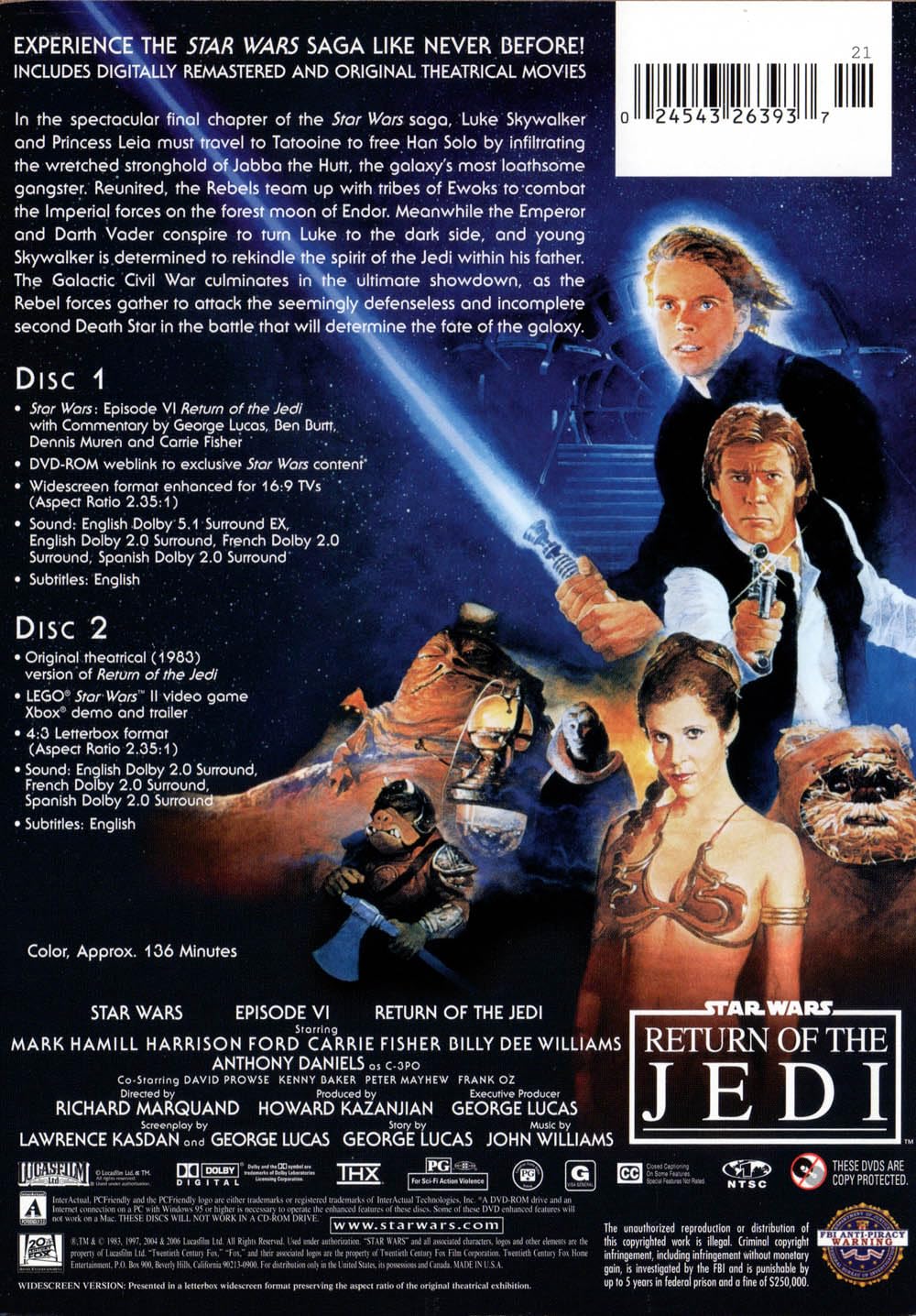 Star Wars Episode Vi Return Of The Jedi Limited Edition